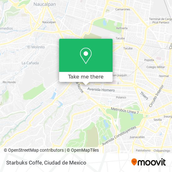 Starbuks Coffe map