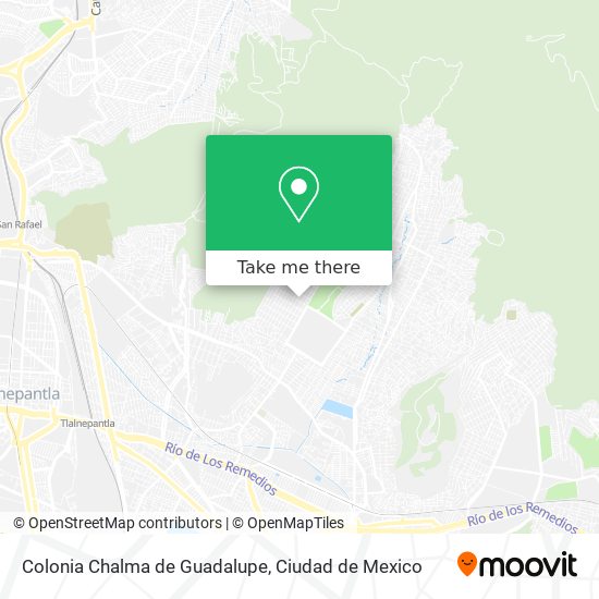 Colonia Chalma de Guadalupe map