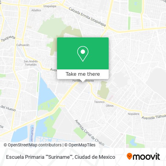 Escuela Primaria ""Suriname"" map