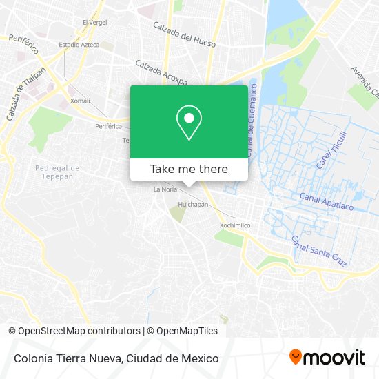 Colonia Tierra Nueva map