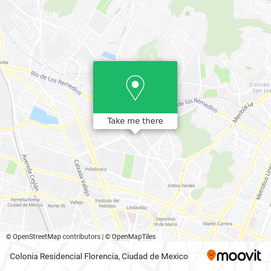 Mapa de Colonia Residencial Florencia