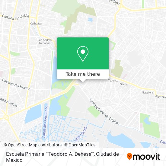 Mapa de Escuela Primaria ""Teodoro A. Dehesa""
