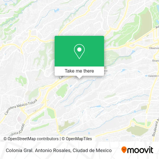 Colonia Gral. Antonio Rosales map