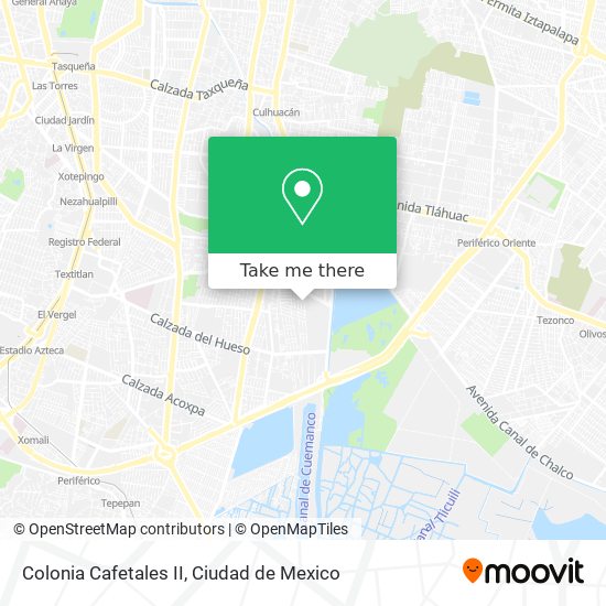 Mapa de Colonia Cafetales II