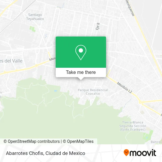 Abarrotes Chofis map