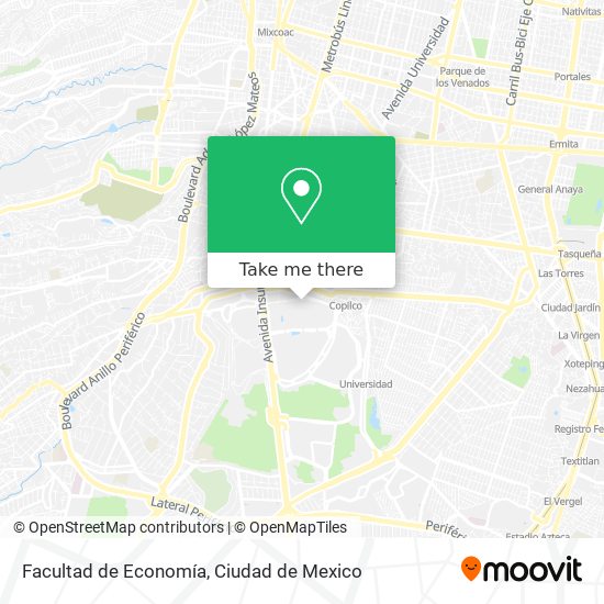 Facultad de Economía map