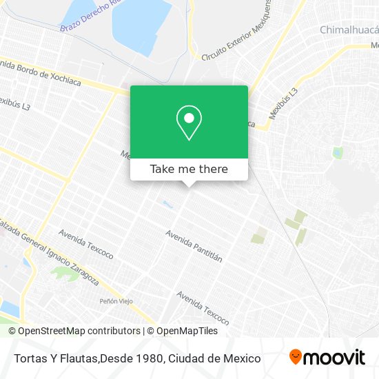 Tortas Y Flautas,Desde 1980 map