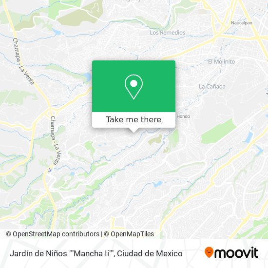 Mapa de Jardín de Niños ""Mancha Ii""
