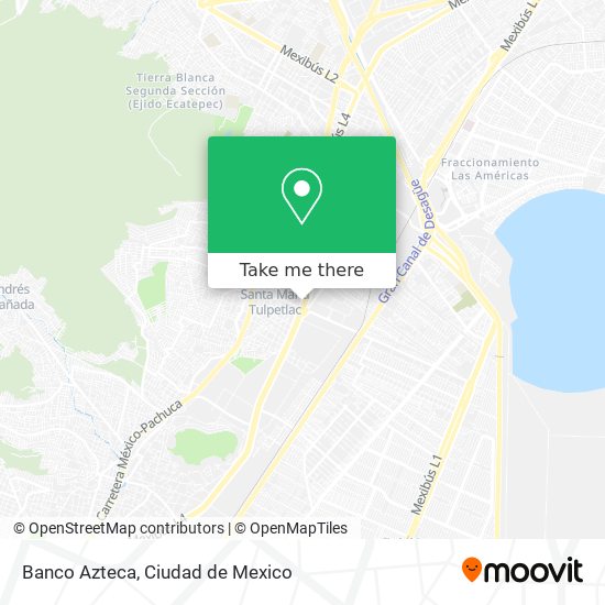 Mapa de Banco Azteca