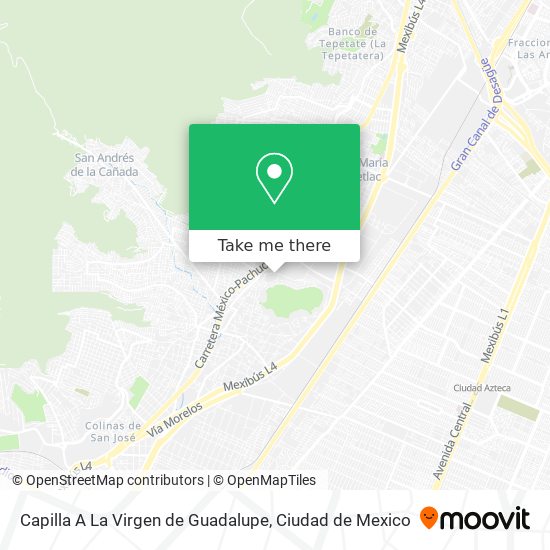 Capilla A La Virgen de Guadalupe map
