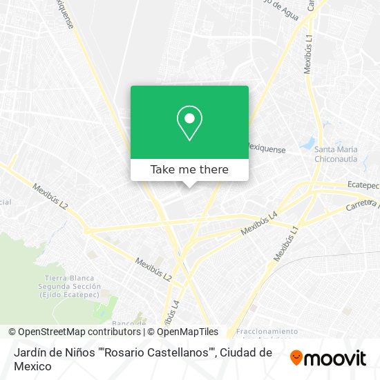 Jardín de Niños ""Rosario Castellanos"" map