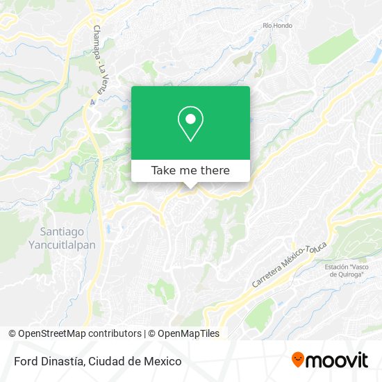 Ford Dinastía map
