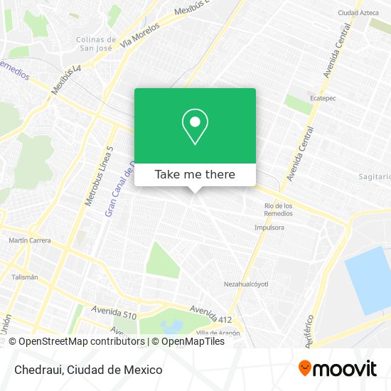 Mapa de Chedraui