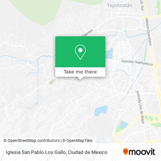 Iglesia San Pablo Los Gallo map