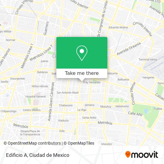 Edificio A map