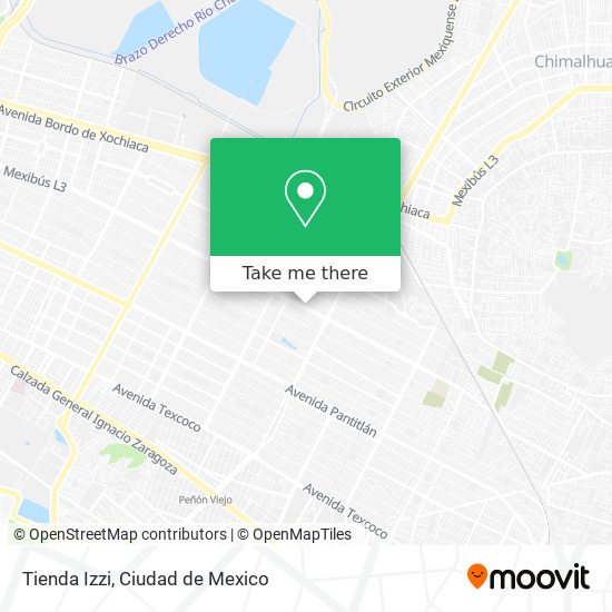 Mapa de Tienda Izzi