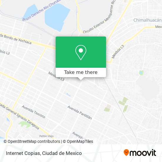 Internet Copias map
