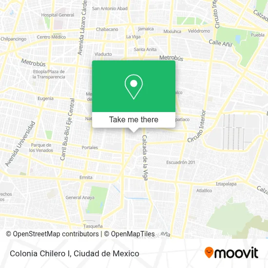 Colonia Chilero I map