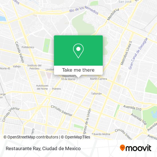 Restaurante Ray map