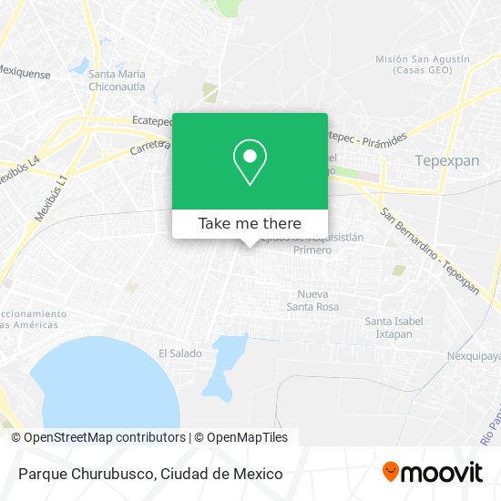 Parque Churubusco map