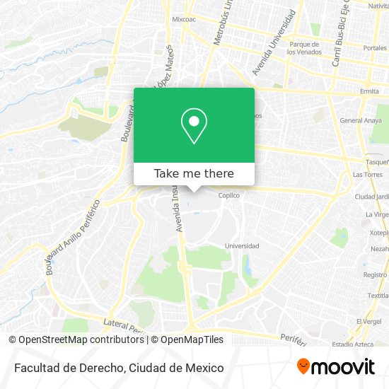 Facultad de Derecho map