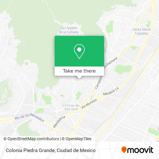 Mapa de Colonia Piedra Grande