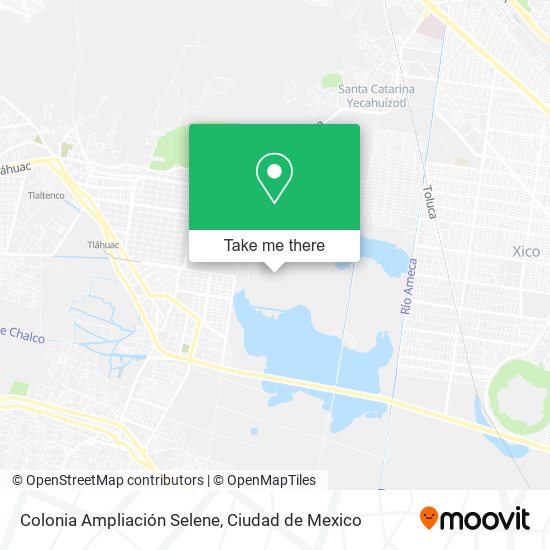 Mapa de Colonia Ampliación Selene