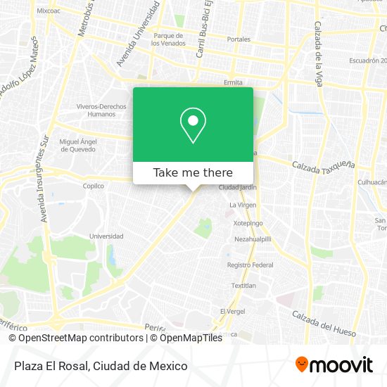 Mapa de Plaza El Rosal