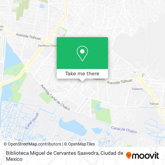 Mapa de Biblioteca Miguel de Cervantes Saavedra