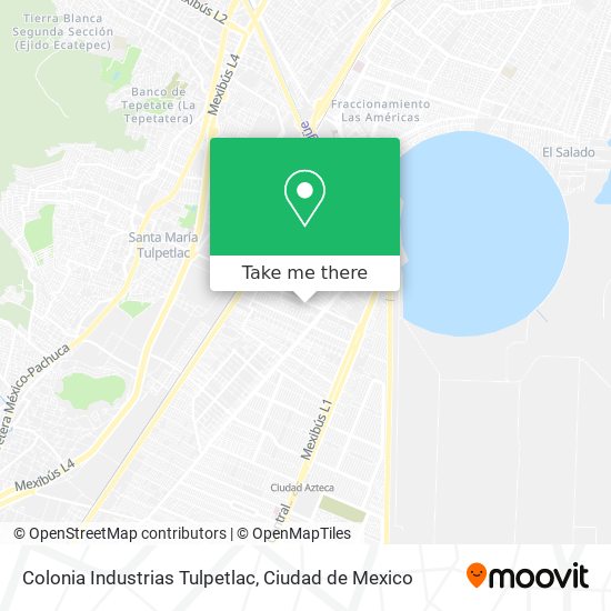 Colonia Industrias Tulpetlac map