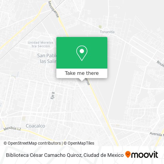Biblioteca César Camacho Quiroz map