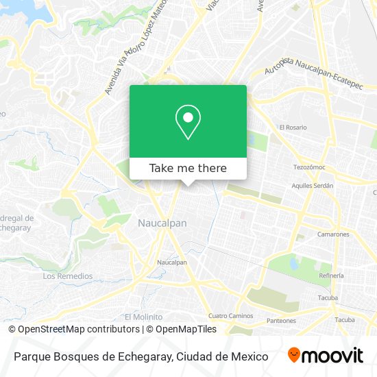 Mapa de Parque Bosques de Echegaray