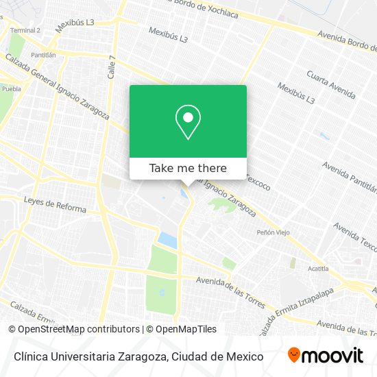 Clínica Universitaria Zaragoza map