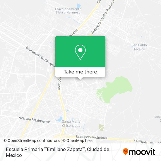 Escuela Primaria ""Emiliano Zapata"" map