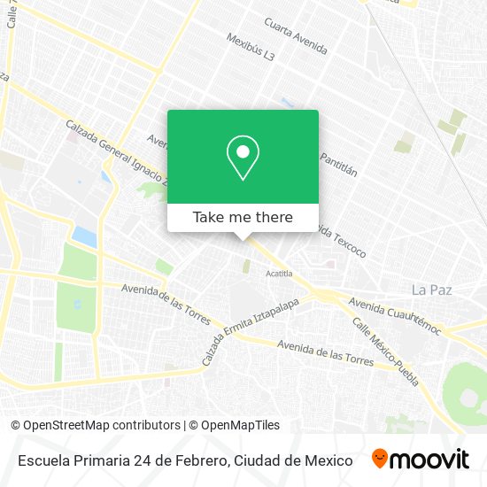 Escuela Primaria 24 de Febrero map