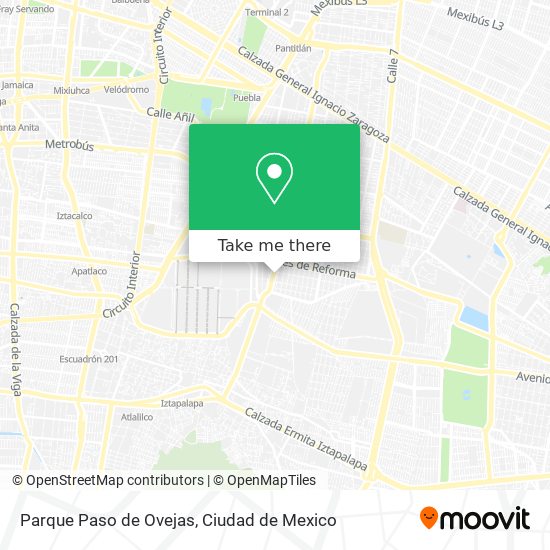 Parque Paso de Ovejas map