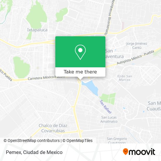 Mapa de Pemex