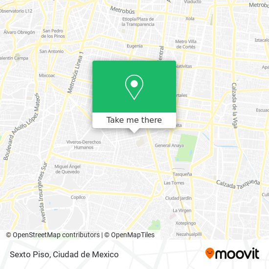 Sexto Piso map