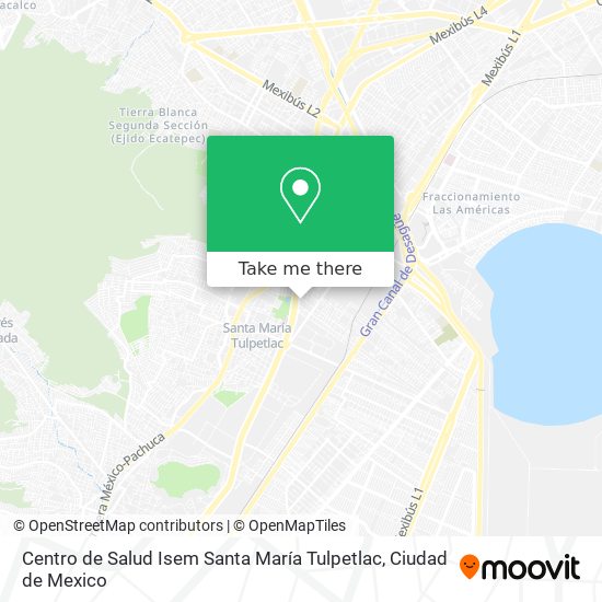 Centro de Salud Isem Santa María Tulpetlac map