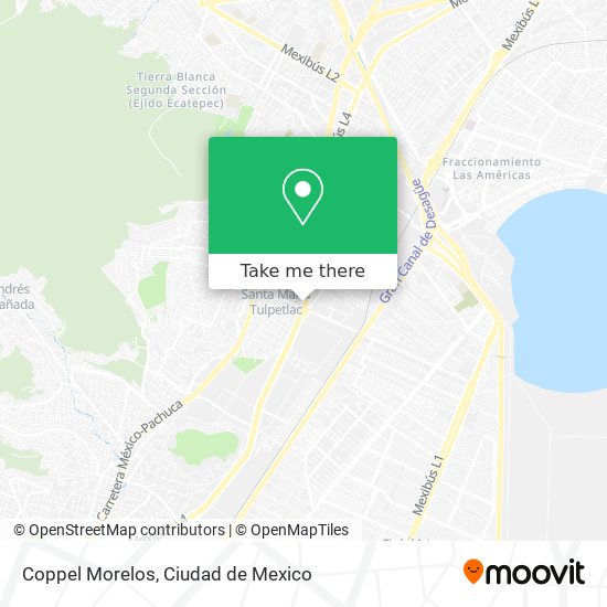 Coppel Morelos map