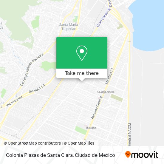 Colonia Plazas de Santa Clara map
