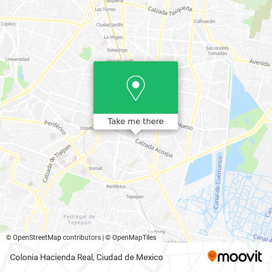 Mapa de Colonia Hacienda Real