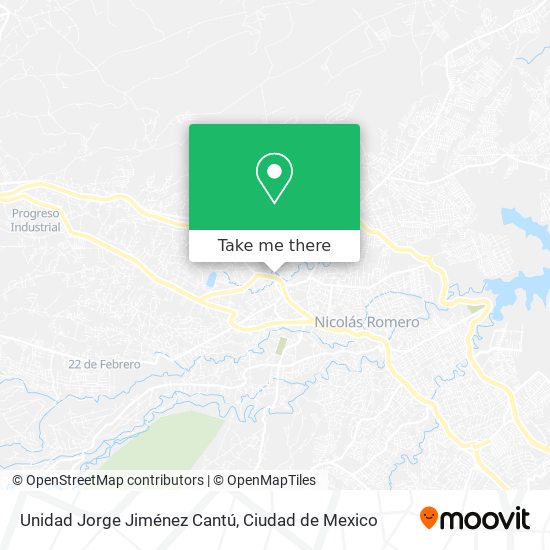 Unidad Jorge Jiménez Cantú map