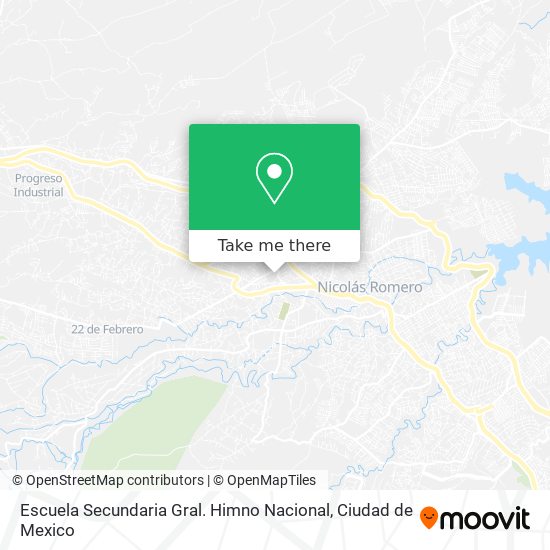 Escuela Secundaria Gral. Himno Nacional map