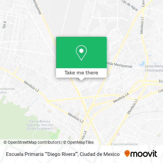 Escuela Primaria ""Diego Rivera"" map