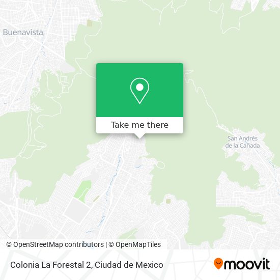 Colonia La Forestal 2 map
