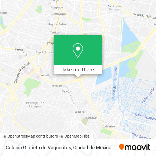 Colonia Glorieta de Vaqueritos map