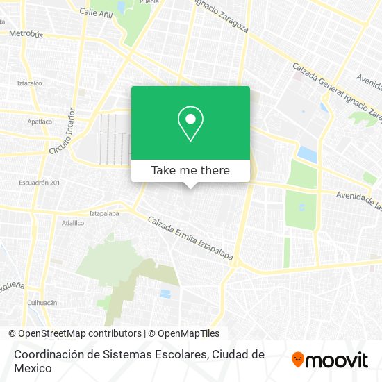 Coordinación de Sistemas Escolares map