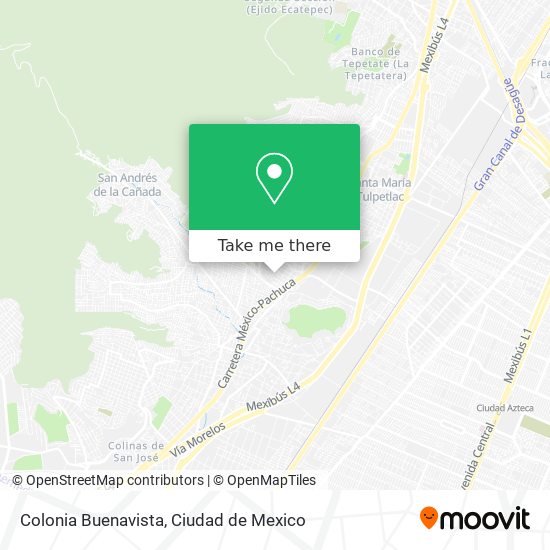 Colonia Buenavista map