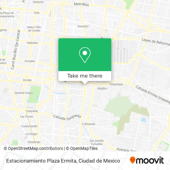 Mapa de Estacionamiento Plaza Ermita